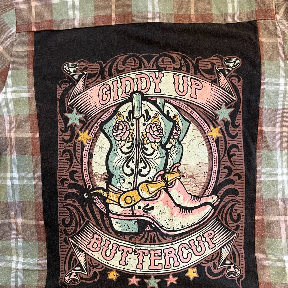 Altar'd State Plaid Button-Up